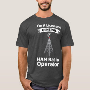 Camiseta Rádio Amateur Operador Funny Ham Radio General