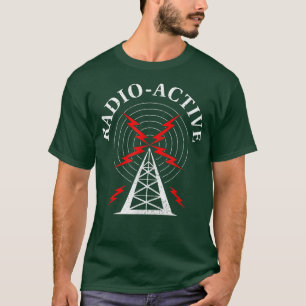 Camiseta Rádio Amateur Radio Ham Radioativo Ativo