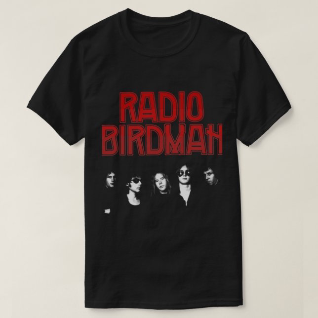 Camiseta Radio Birdman, banda de rock punk australiano Prem (Frente do Design)
