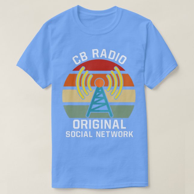 Camiseta Rádio CB rádio Rede Social Original rádio HAM (Frente do Design)