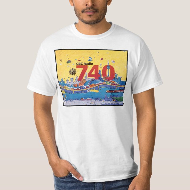 Camiseta Rádio CBC 740 - gráfico promocional 1980 (Frente)