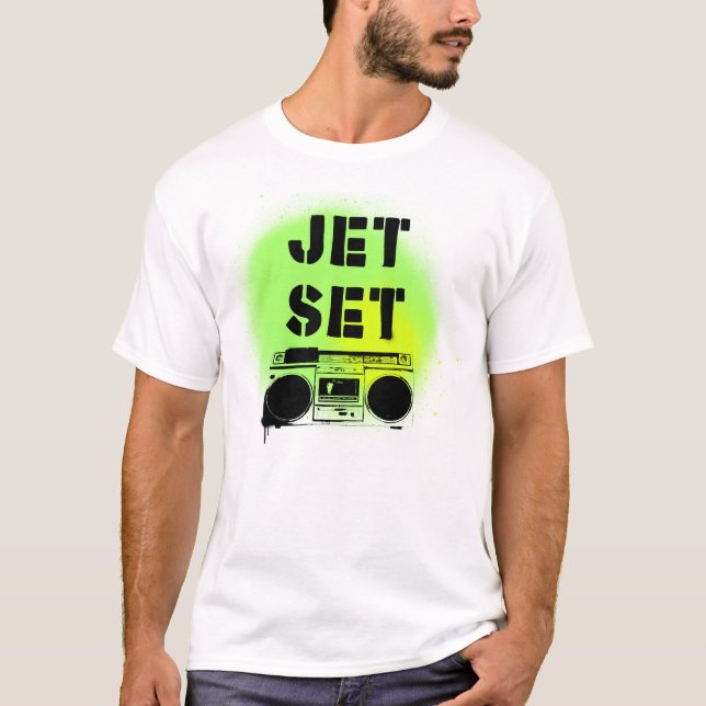 Camiseta Rádio do jet set (Frente)