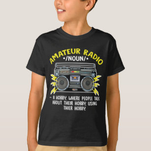 Camiseta Rádio Funny Ham, Rádio Amadora Definição