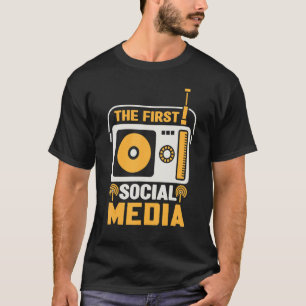 Camiseta Rádio Ham A Primeira Rádio Amateur De Mídia Social