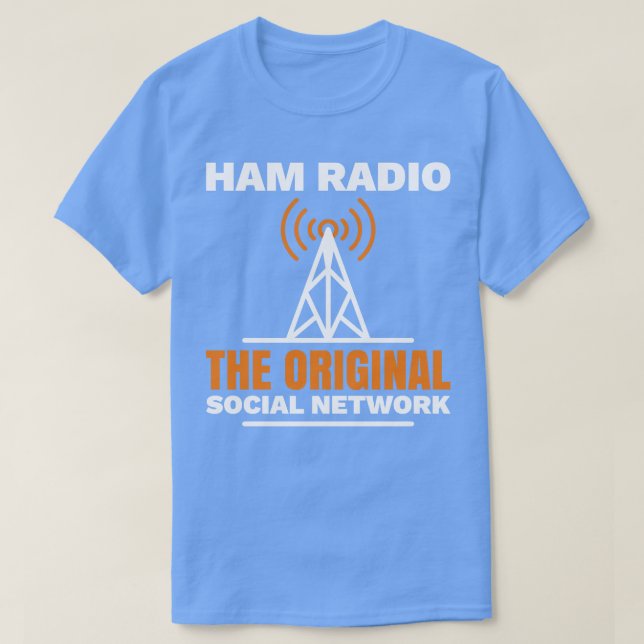 Camiseta Rádio Ham A Rede Social Original (Frente do Design)