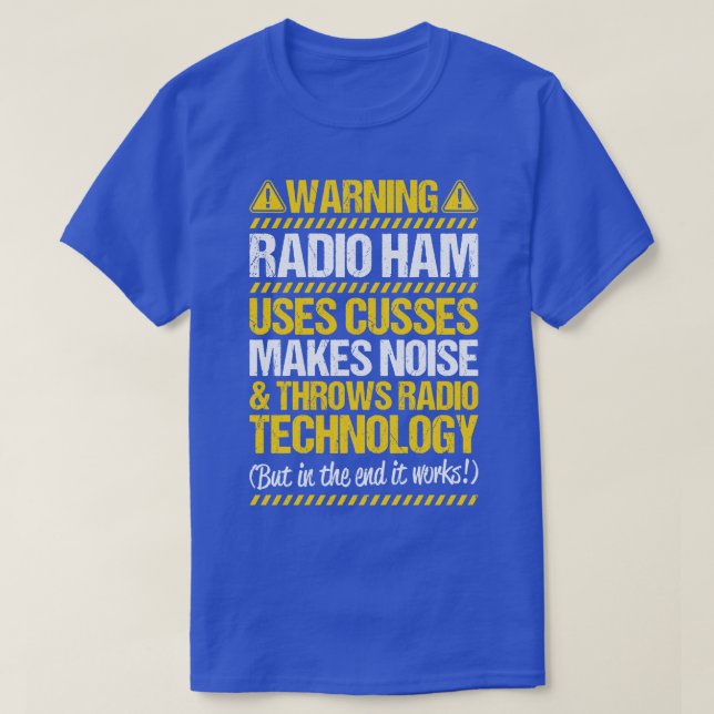 Camiseta Rádio Ham Amateur Radio Ham (10) (Frente do Design)