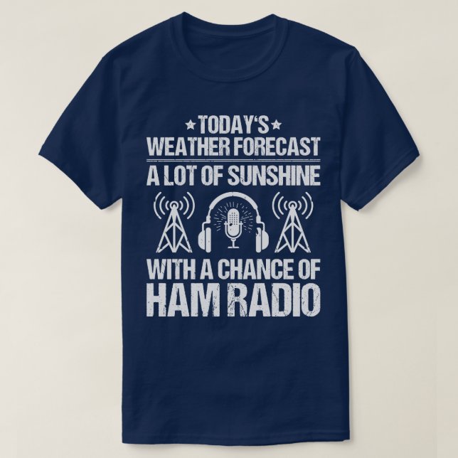 Camiseta Rádio Ham Amateur Radio Ham (13) (Frente do Design)