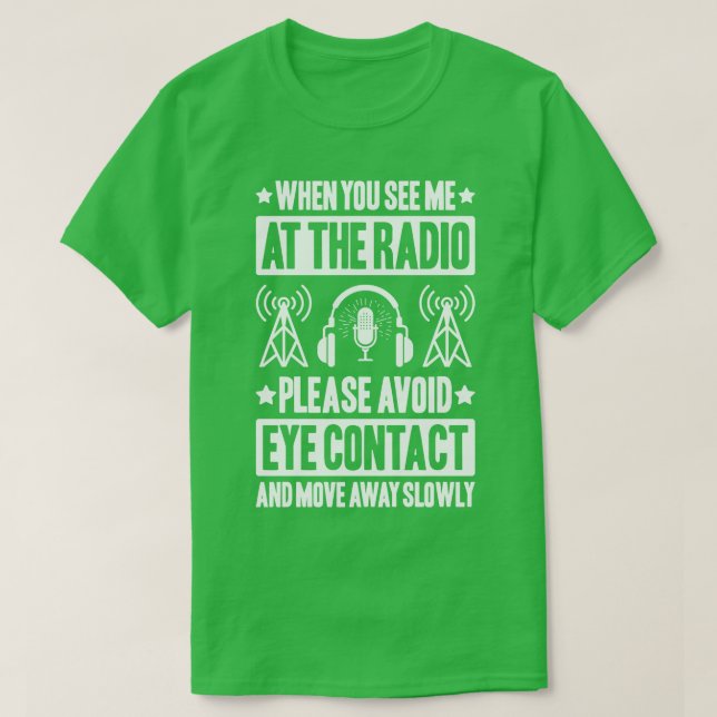 Camiseta Rádio Ham Amateur Radio Ham (16) (Frente do Design)