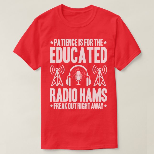 Camiseta Rádio Ham Amateur Radio Ham Radio (3) (Frente do Design)