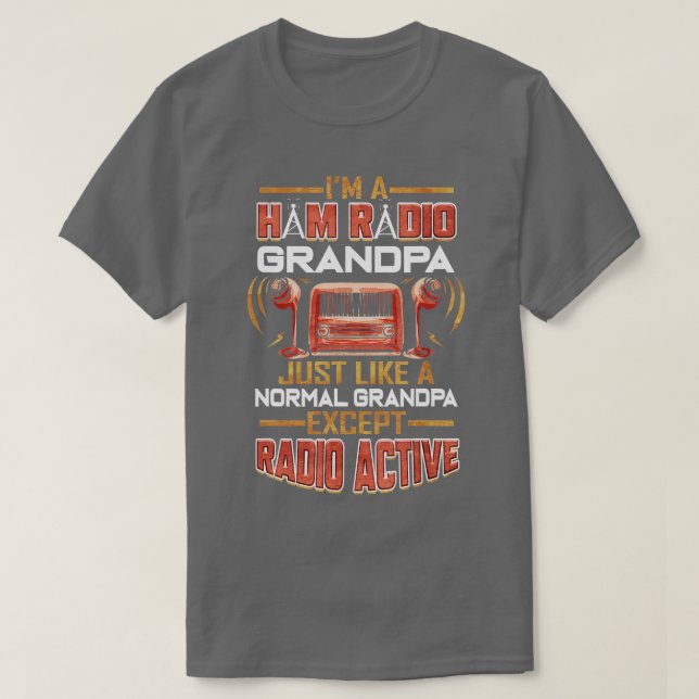 Camiseta Rádio Ham Avô Rádio Amador Avô (Frente do Design)