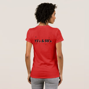 Camiseta Rádio Ham dos anos 73 e 88