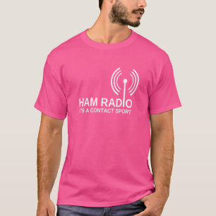 Camiseta Rádio Ham É Uma Antena Torre de Contato Engraçado