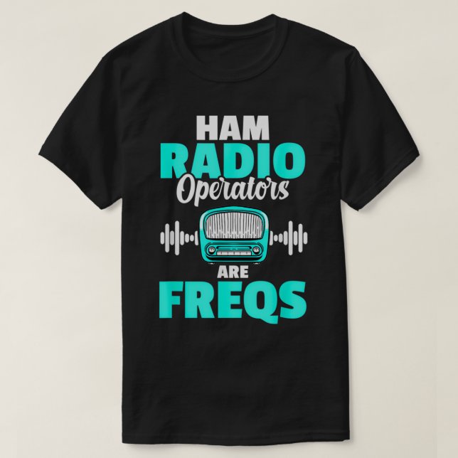 Camiseta Rádio Ham Freq Amateur Ham (Frente do Design)