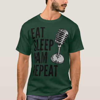 Camiseta Rádio Ham - Repetir Pressionamento do Sono