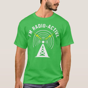 Camiseta Rádio ImAtivo Com Antena Torre Engraçado Rádio Ham