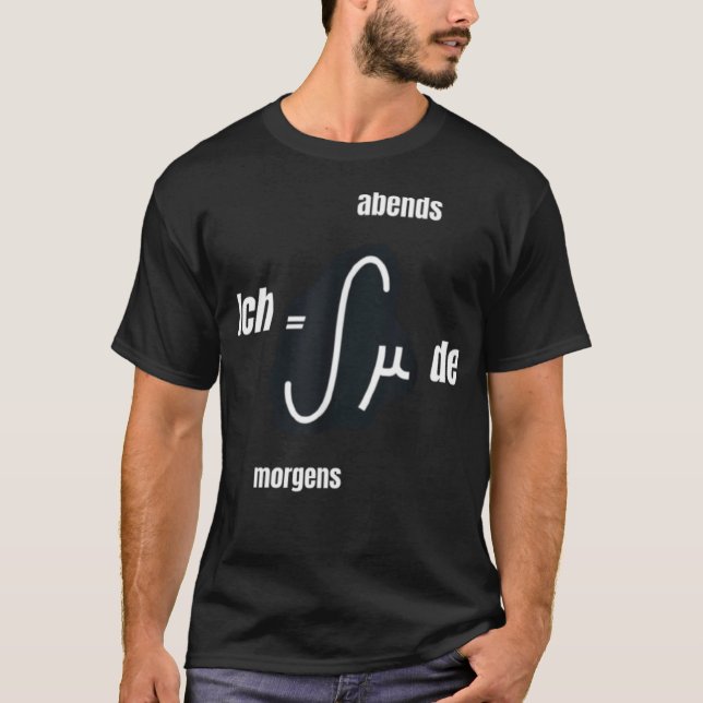 Camiseta Rádio infantil Mathe Formel Physik Integral (Frente)