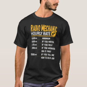 Camiseta Rádio Mecânico de Taxa Horária Rádio Técnico