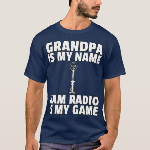 Camiseta Rádio Mens Ham Rádio Amador