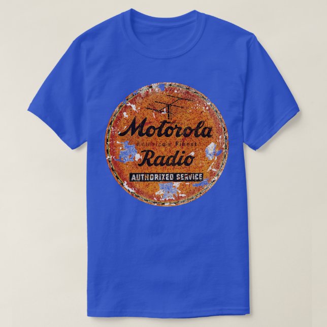Camiseta Rádio Motorola Vintage (Frente do Design)