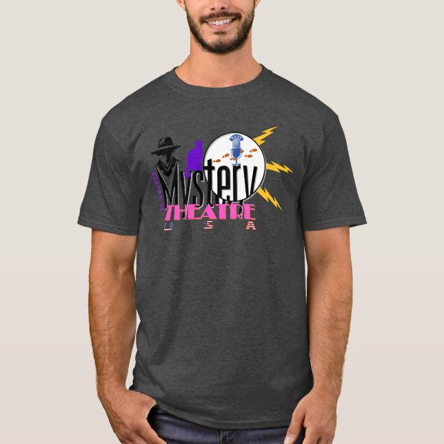 Camiseta Radio Mystery Theater USA T-Shirt (Frente)
