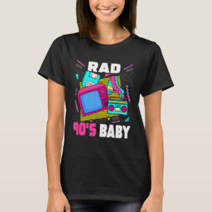Camiseta Rádio Rad Baby Aestic Nostalgia dos anos 90