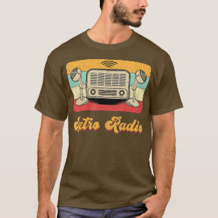 Camiseta Rádio Retro Radio Ham para Operador Rádio Amateu