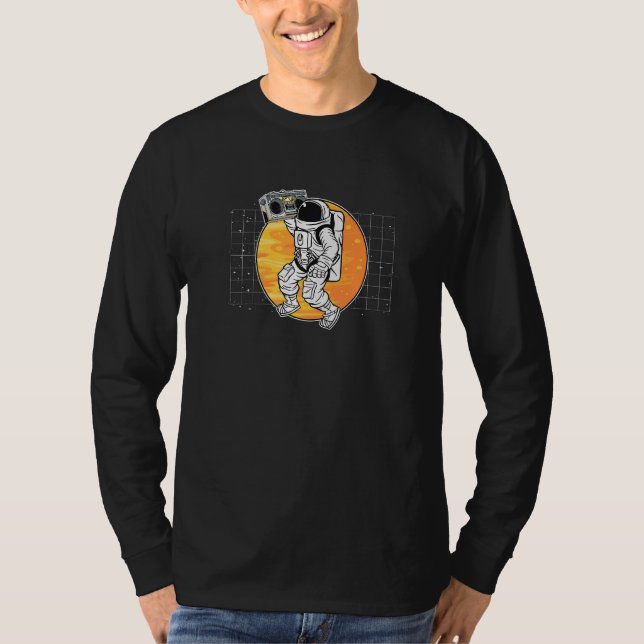 Camiseta Radio Space Astronomy Galaxy Astronaut  Radio Spac (Frente)