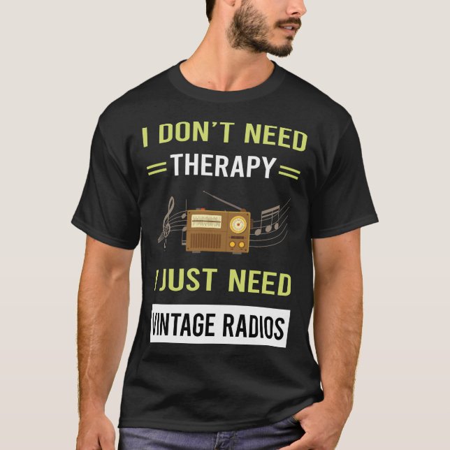 Camiseta Rádio Therapy Vintage (Frente)