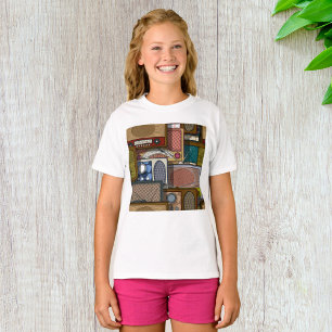 Camiseta Rádio Vintage Retro Antigo de Meados do Século