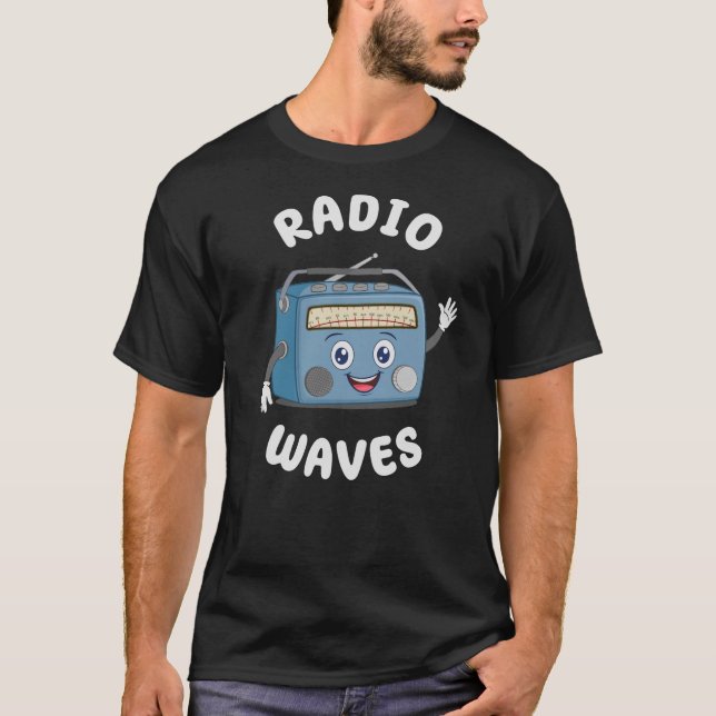 Camiseta Rádio Waves Geeks de Cartoons Cujos Cons (Frente)