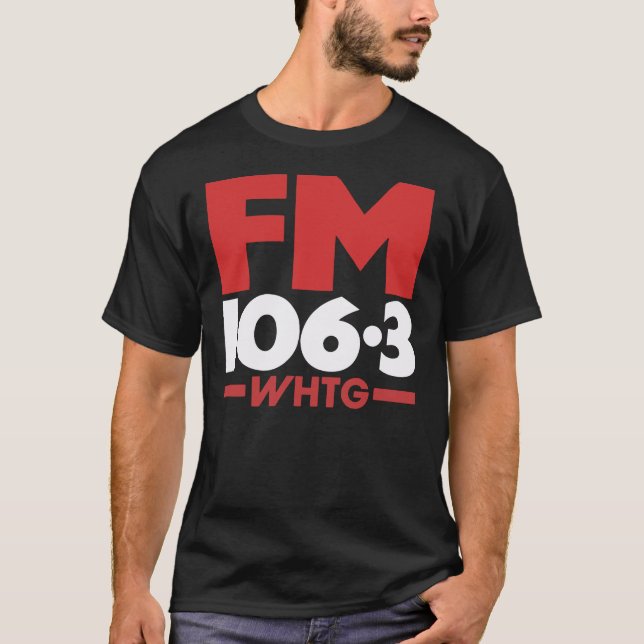 Camiseta rádio WHTG 106.3 FM - Camiseta _ Hoodie (Frente)
