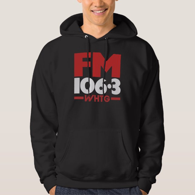Camiseta rádio WHTG 106.3 FM - Camiseta _ Hoodie (Frente)
