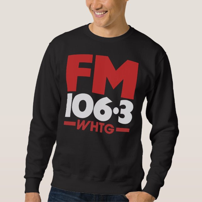 Camiseta rádio WHTG 106.3 FM - Camiseta _ Hoodie (Frente)