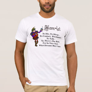 Camiseta Radioamador Hamlet por acaso para falar o t-shirt