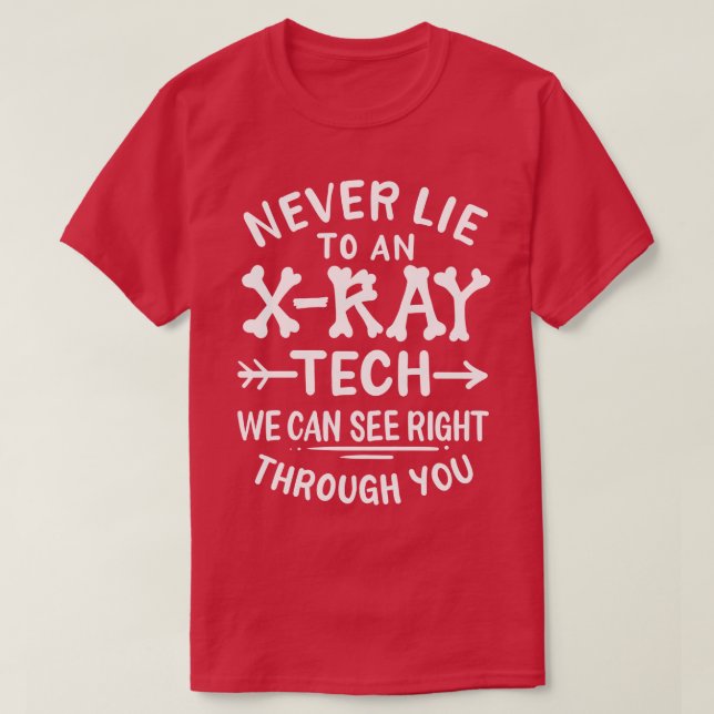 Camiseta Radiógrafo técnico da Xray Tech (Frente do Design)