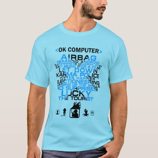 Camiseta Radiohead - Ok Computador (Frente)