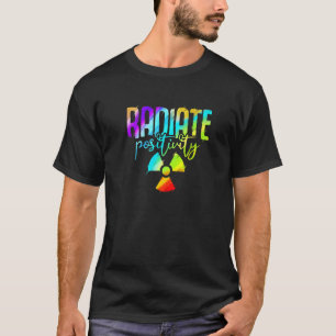 Camiseta Radiologia Colorida de Radiação Positiva