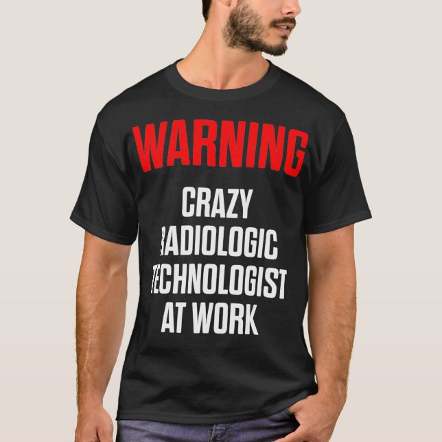 Camiseta Radiologia de Alerta Tecnológico Rad-Tech por Radi (Frente)