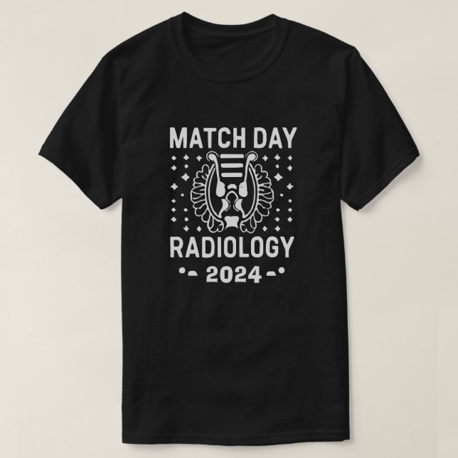 Camiseta Radiologia de Correspondência no Dia 2024 (Frente do Design)