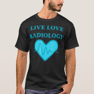 Camiseta Radiologia do Amor ao Vivo XRay Heart