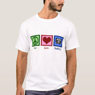 Camiseta Radiologia do amor da paz