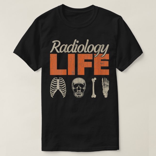 Camiseta Radiologia feminina Radiologista Radiologia radiol (Frente do Design)