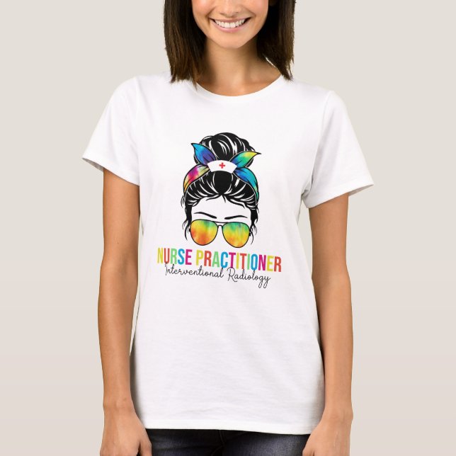 Camiseta Radiologia Interventiva Dos Profissionais De Enfer (Frente)