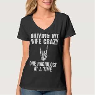 Camiseta Radiologia Para Homens Pai X Ray Skeleton Rad Tech