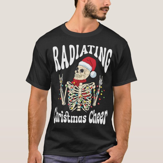 Camiseta Radiologia Radiológica Natal Radiando Tecnologia d (Frente)