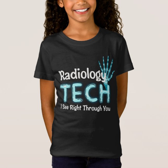 Camiseta Radiologia Tech Humor X Ray (Frente)