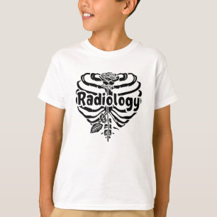 Camiseta Radiologia Tecnologia Enfermeira Enfermeira Flor X