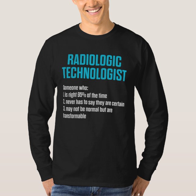 Camiseta Radiologic Technologist Rad Tech Work Radiology (Frente)