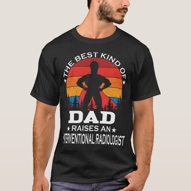 Camiseta Radiologista Interventivo Melhor Tipo de Pai (Frente)
