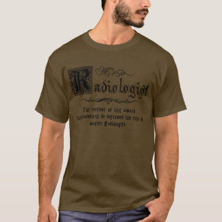 Camiseta Radiologista Mestre Medieval
